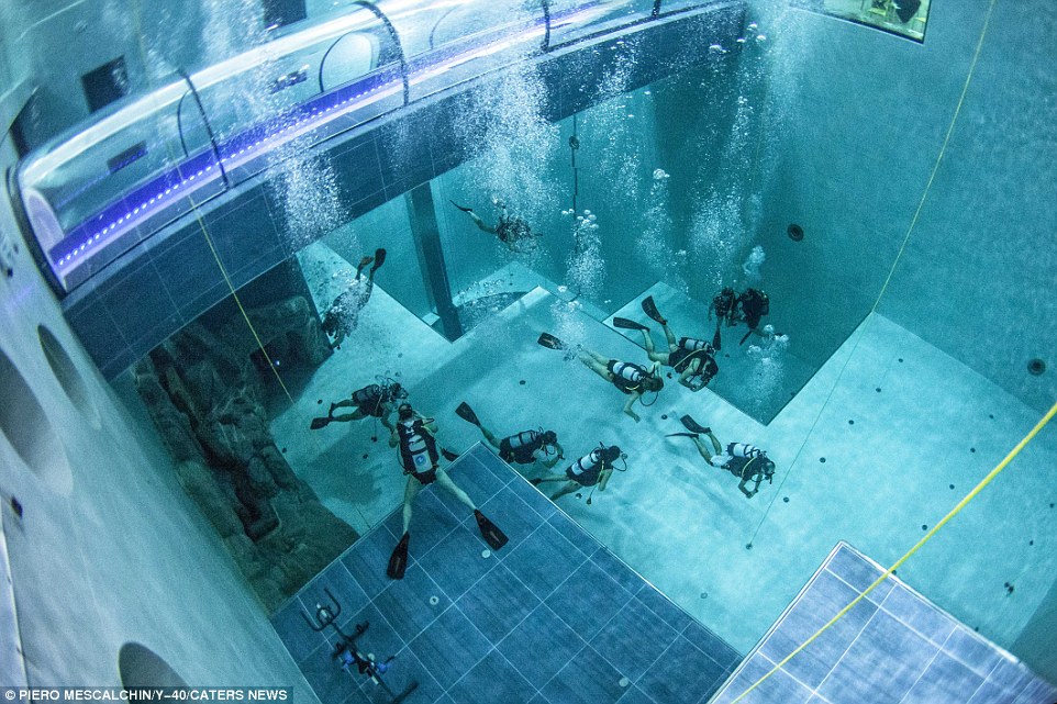 World’s most profound indoor plunge pool will be as profound as 15-story building