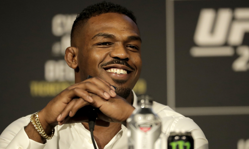 Jon Jones sends a message to Chris Weidman in front of his light heavyweight debut