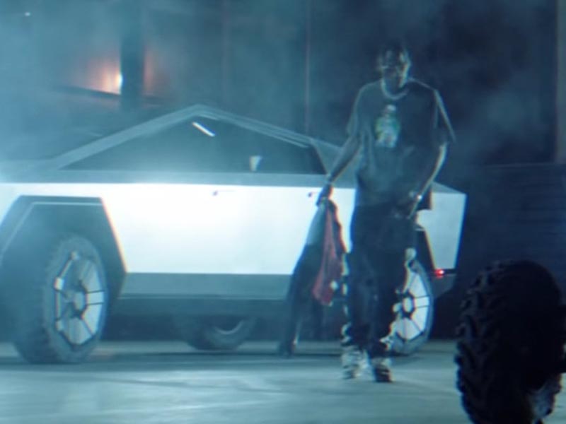 Tesla’s Cybertruck discovered its approach into a Travis Scott music video