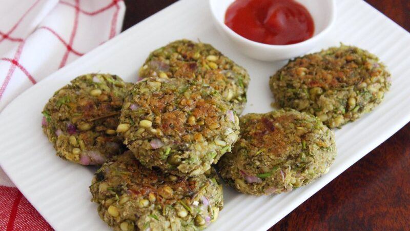 High Protein Diet: How to make “Sprouted Moong Dal Kebab” for a healthy evening snack