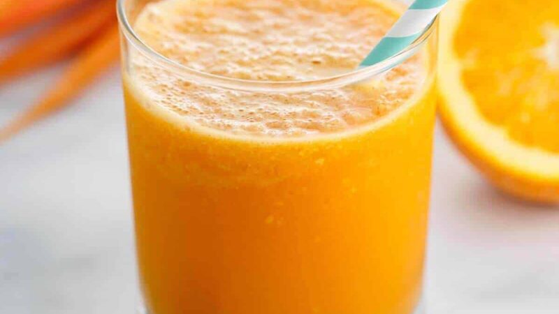 To boost immunity and weight Loss: Drink this orange and turmeric smoothie