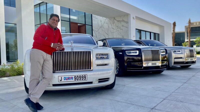 Vikas Malu an Influential Business Tycoon, Adding Six Alluring and Luxurious Rolls  Royce at once to his Legacy