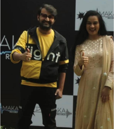 Padmini Kolhapure and Producer Paras Mehta launched music label ‘Dhamaka Records’