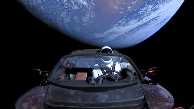 Tesla’s Starman finally arrives at Mars