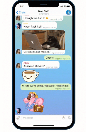 Telegram just made it simple to import ‘WhatsApp chats’