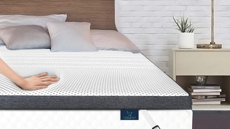 LINCELLI 4” Quilted Double-Layer Memory Foam Mattress Topper Review