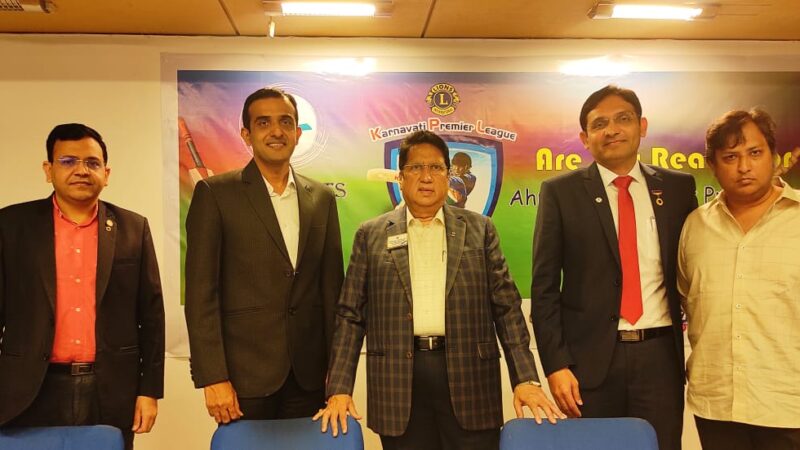 Lions Club of Karnavati launches its maiden Karnavati Premier League to raise fund for philanthropy work