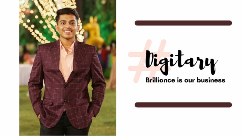 Nikunj Agarwal, founder of Digitary Media becomes the youngest Entrepreneur of Udaipur.