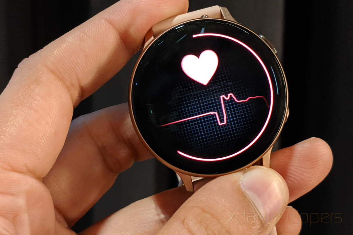 Simple way of acquire the blood pressure on Samsung Galaxy smartwatches