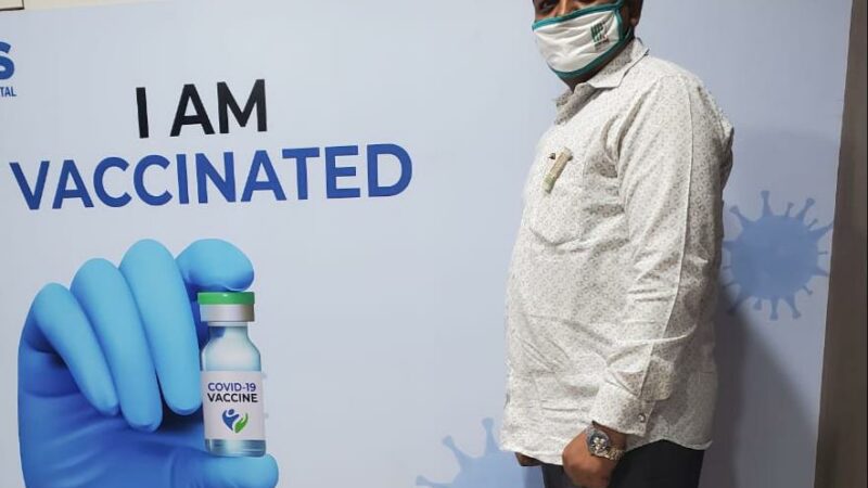 MD of Heritage Infraspace India urges people to get vaccinated to promote the vaccination drive