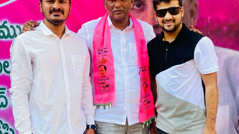 Areeb Shahezan campaigns in support of TRS Candidate Abdul Waheed in (SIDDIPET)