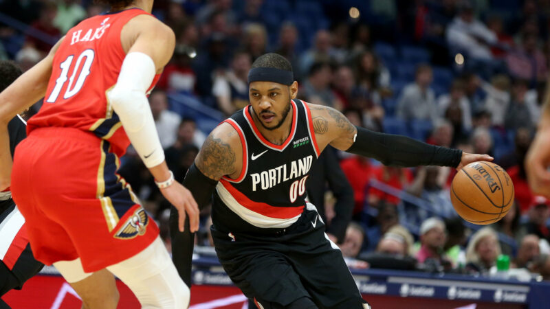 Portland Trail Blazers’ Carmelo Anthony moves into 10th place all-time in NBA scoring list