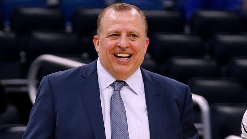 New York Knicks’ Tom Thibodeau was named the NBA’s Coach of the Year for second time
