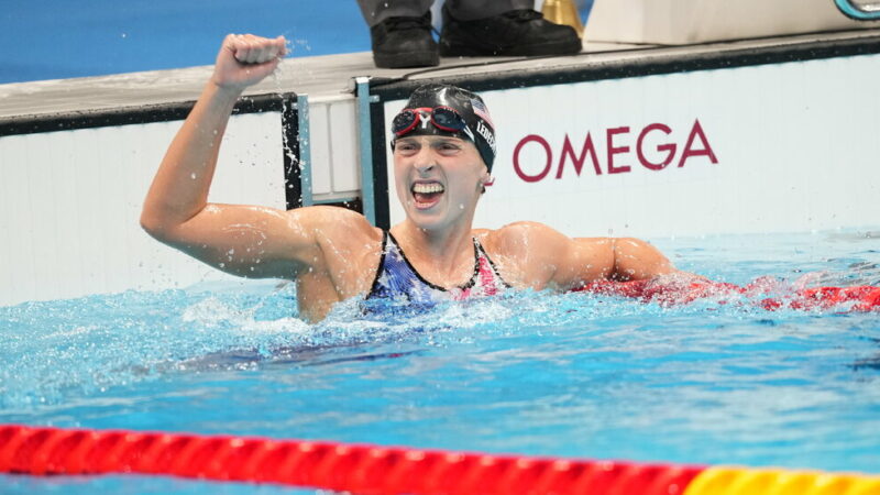 Tokyo Olympics : Katie Ledecky win first-ever gold medal in the women’s 1,500-meter freestyle