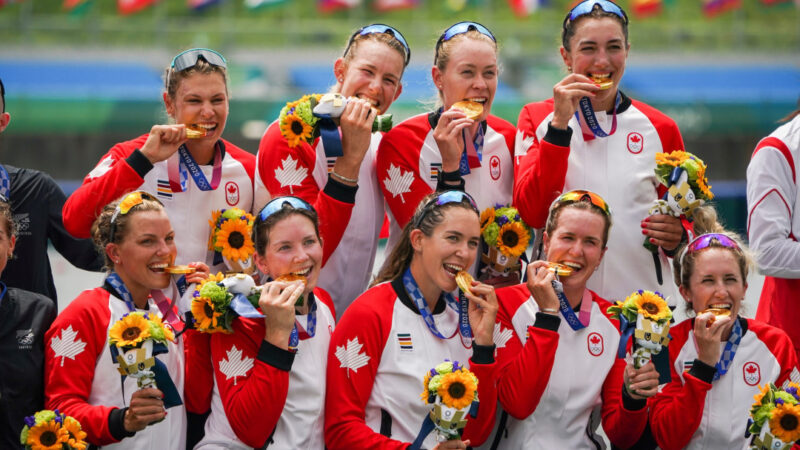 Tokyo Olympics: Canada wins gold medal in women’s eight rowing