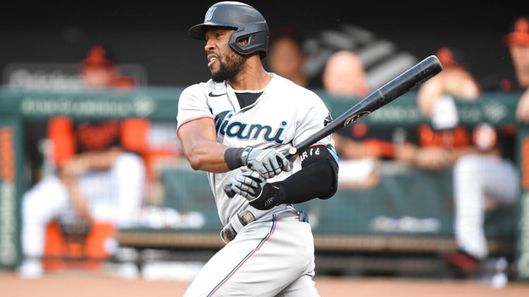 Athletics acquires Starling Marte from Miami Marlins in exchange for Jesus Luzardo