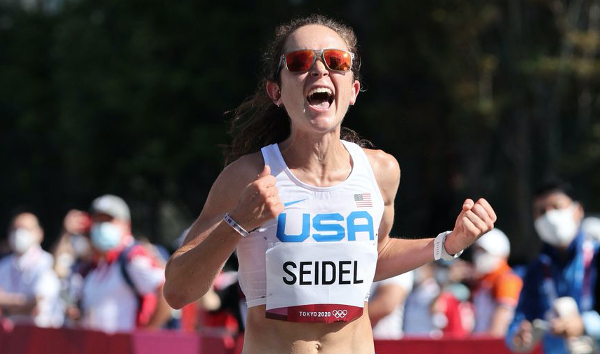 Tokyo Olympics: Molly Seidel wins bronze medal to become third American woman to medal in marathon