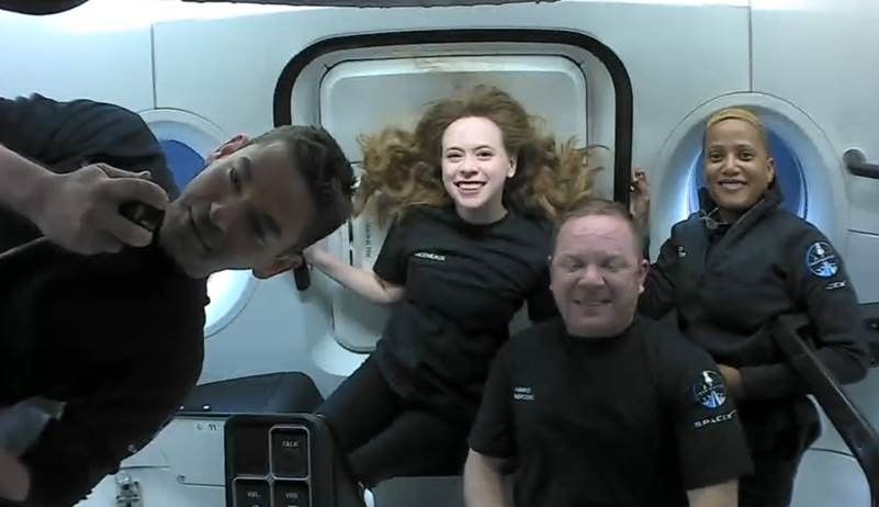 SpaceX Inspiration4 mission crew speaks to St. Jude patients from space (video)