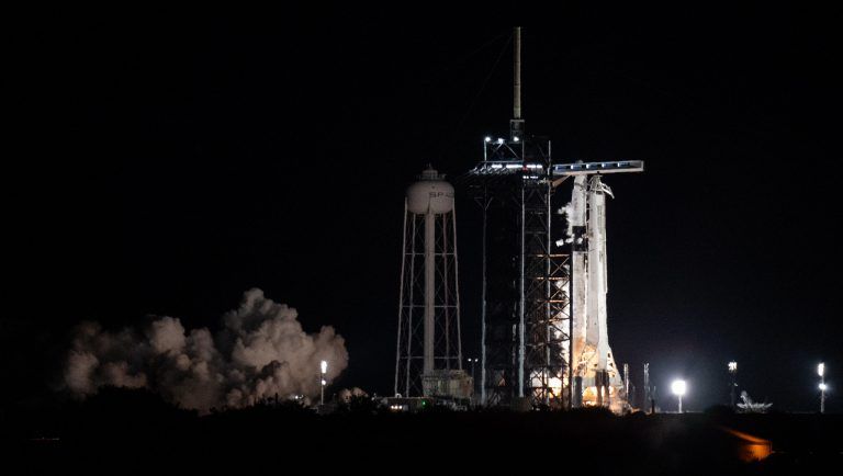 SpaceX fires up Falcon nine rocket for Crew-3 Allhallows Eve spaceman launch