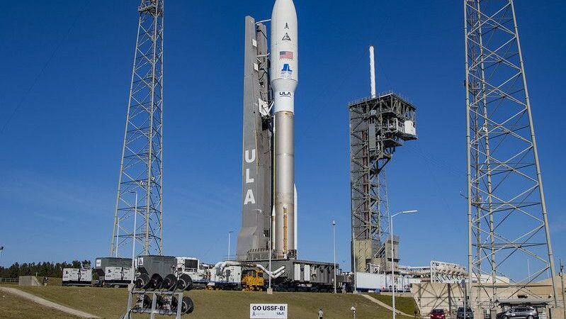 Atlas V rocket launches a pair of surveillance satellites for us space Force