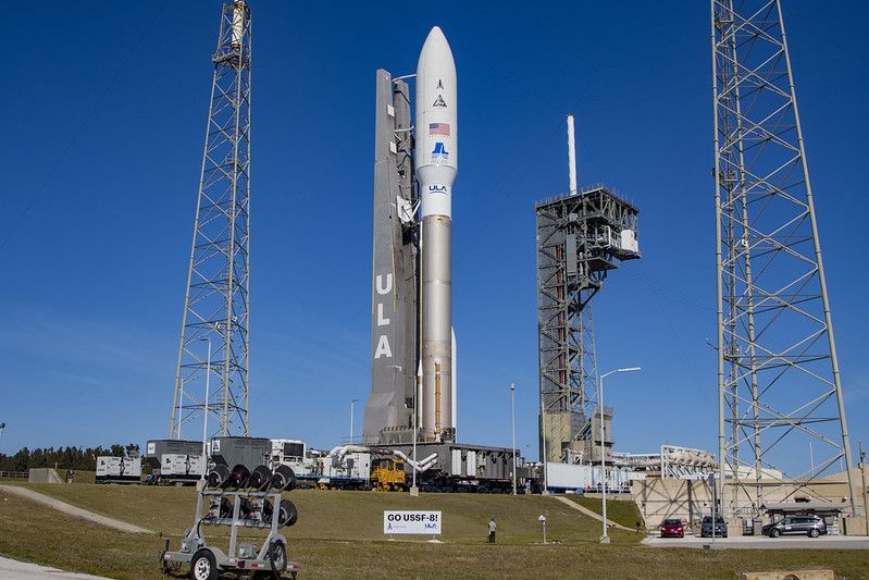 Atlas V rocket launches a pair of surveillance satellites for us space Force