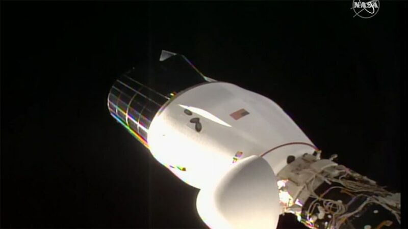 SpaceX Dragon ship undocks from space laboratory for the trip back to Earth a SpaceX Dragon ship is headed back to Earth.