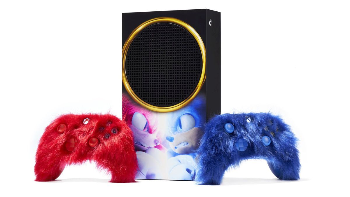 Furry Sonic the Hedgehog Xbox controller alert