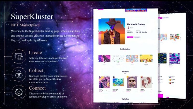 Always Innovating, Voxel X brings hyper-tech SuperKluster.io NFT Marketplace to Market