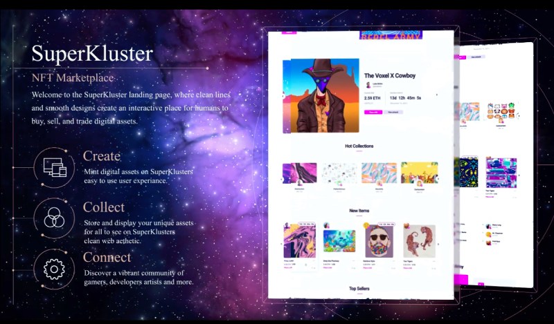 Always Innovating, Voxel X brings hyper-tech SuperKluster.io NFT Marketplace to Market