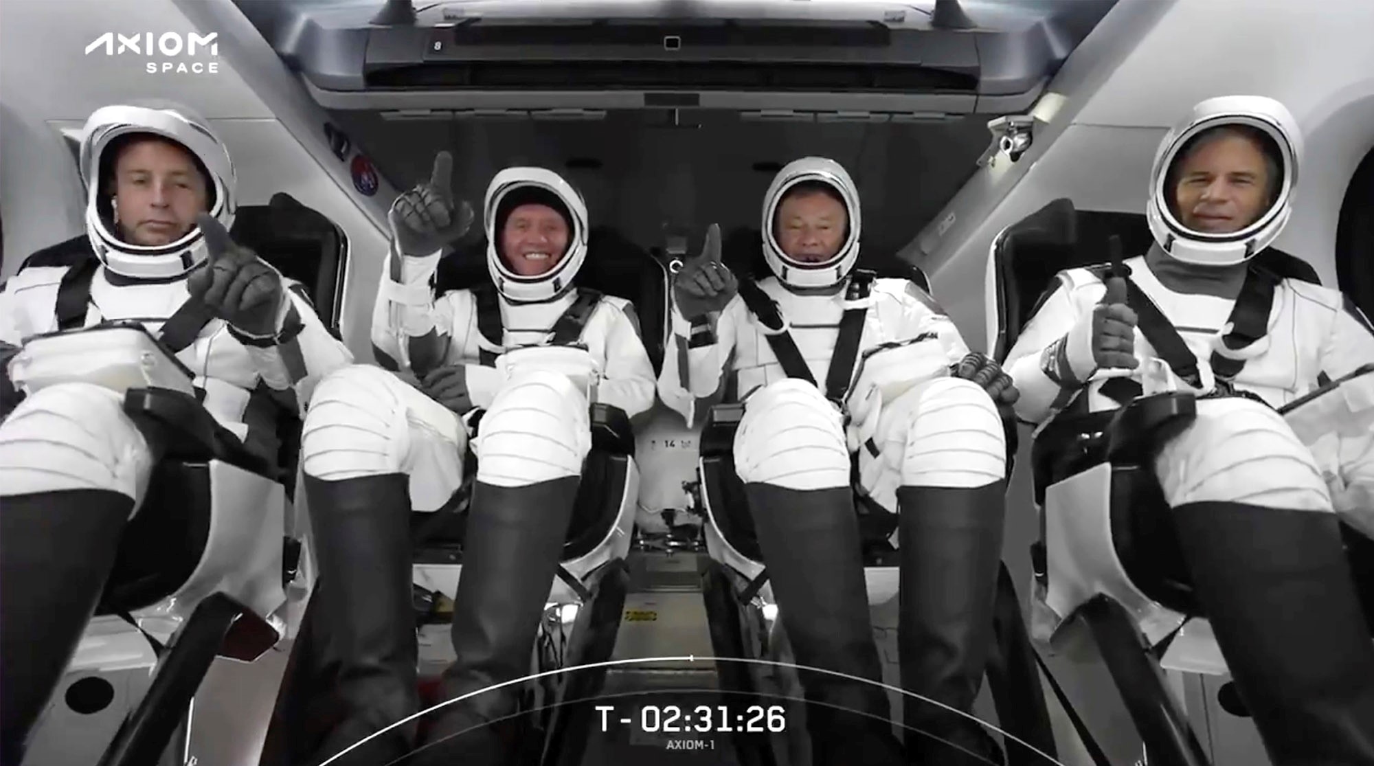 The SpaceX capsule docks at ISS with an all-private astronaut crew
