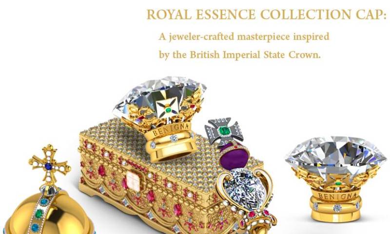 The $100 Million Royal Crown That Inspired The New Royal Essence Fragrance Collection by Benigna Parfums