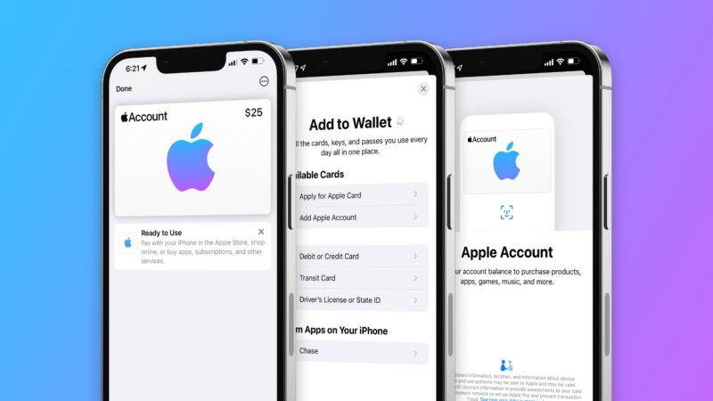 The new ‘Apple Account Card’ is now available in the Wallet app for iOS 15.5 users