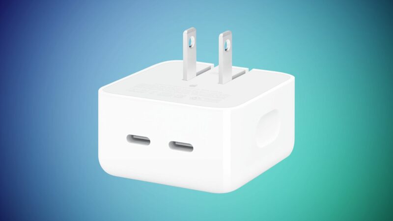 Apple’s new 35W chargers with dual USB-C ports are now available to order