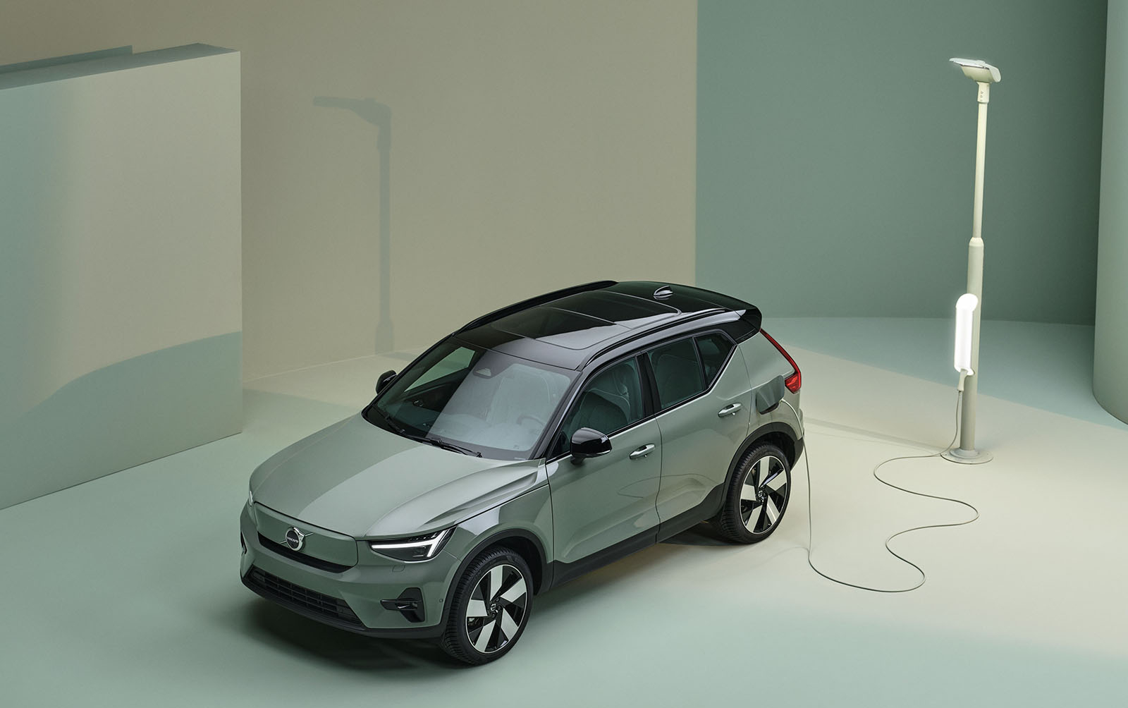 Presenting the Pure Electric Volvo XC40 Recharge, the first in a whole new line of electric vehicles.