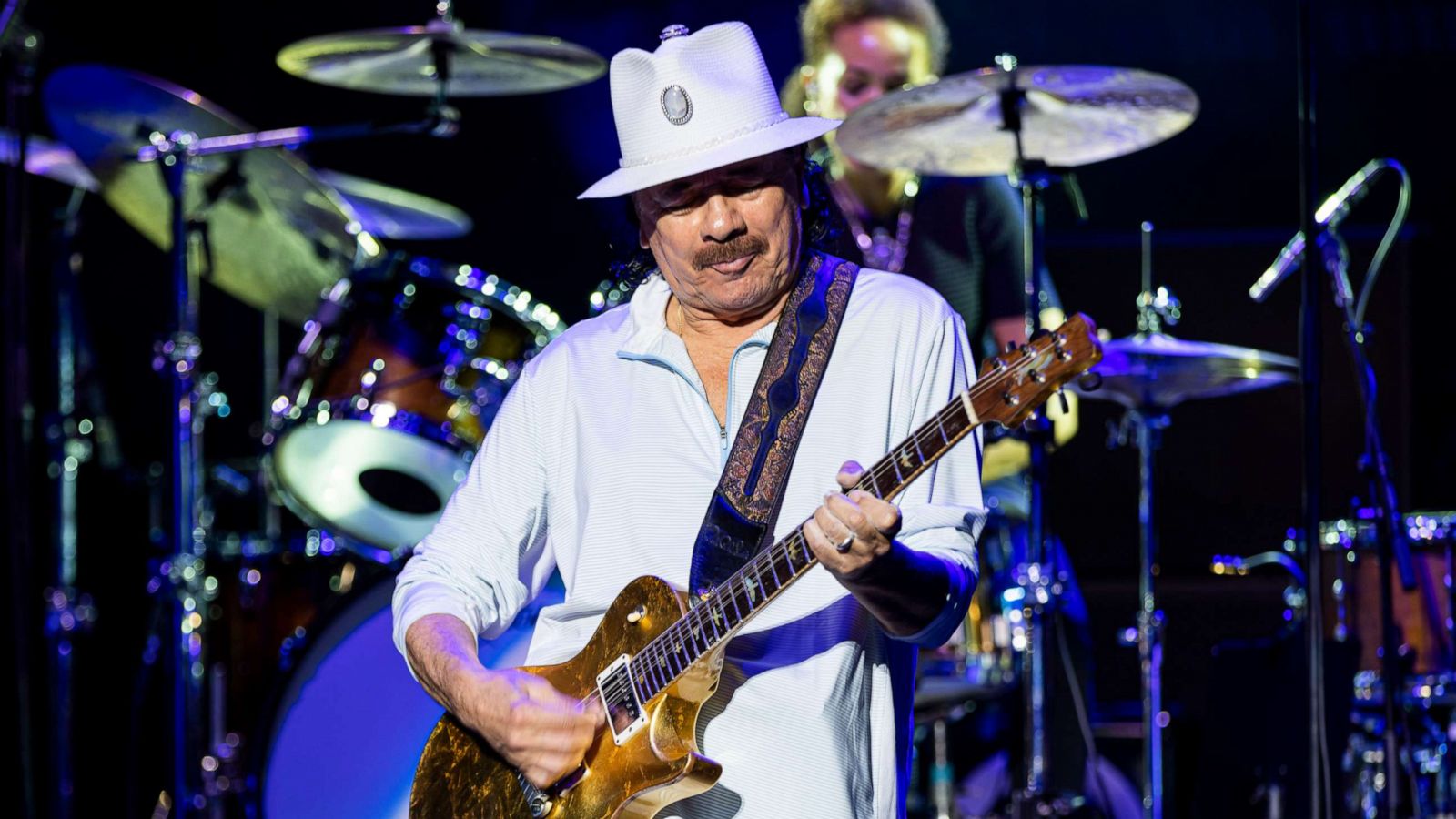 Carlos Santana collapsed on stage during a July 5 concert at the Pine Knob Music Theater, an outdoor amphitheater in Clarkston, about 40 miles northwest of Detroit, Michigan.
