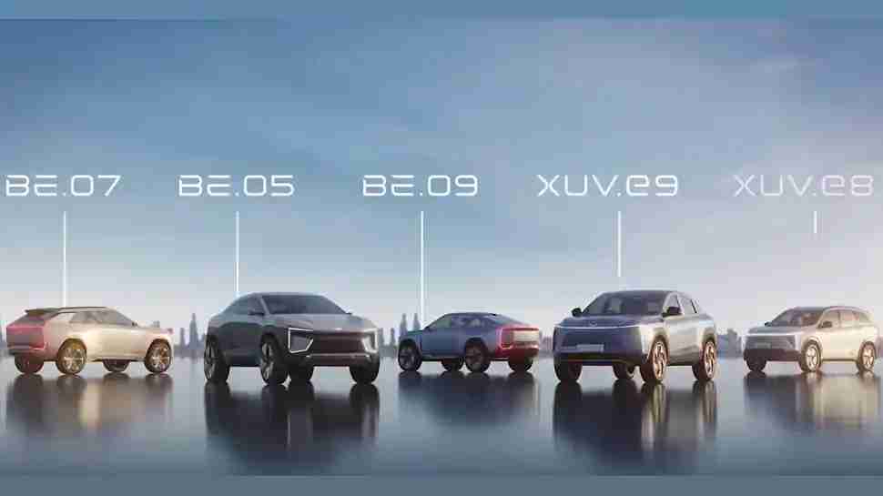 Mahindra Electric SUVs BE.05, BE.07, BE.09, XUV.e8, and XUV.e9 announced: IN PHOTO