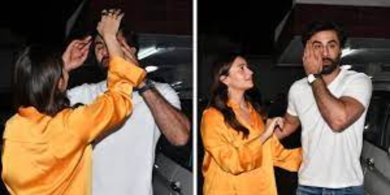 Alia Bhatt tries to fix Ranbir Kapoor’s hair when Ranbir Kapoor pushes her away, Netizens react