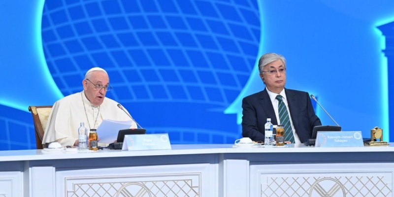 Pope Francis: “Kazakhstan, an Example of Civilization and Courage”
