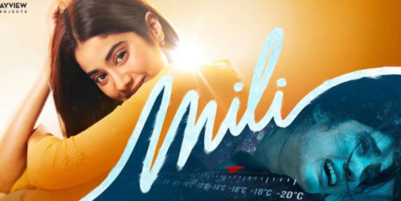 Mili Review: The film starring Janhvi Kapoor, Sunny Kaushal, and Manoj Pahwa is an edgy survival drama with a weak first half