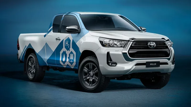 Toyota reveals a hydrogen-powered pickup truck and SUV