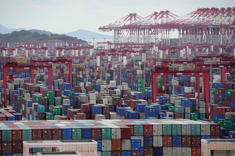 China’s exports fell less than expected in December