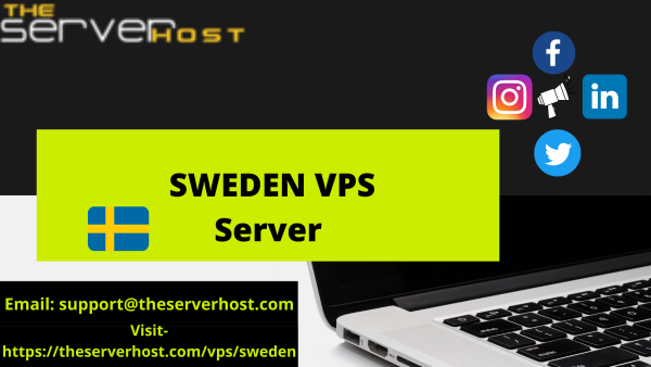 Support high traffic application with Sweden Stockholm VPS Server Hosting from TheServerHost