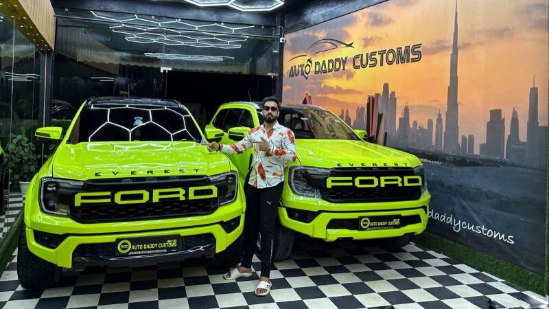 Auto Daddy Customs Introduced Raptor Body Kit for Ford Endeavour for converting to Ford Everest 2023 in Exclusive India.