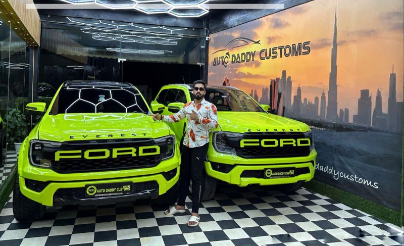 Auto Daddy Customs Introduced Raptor Body Kit for Ford Endeavour for converting to Ford Everest 2023 in Exclusive India.
