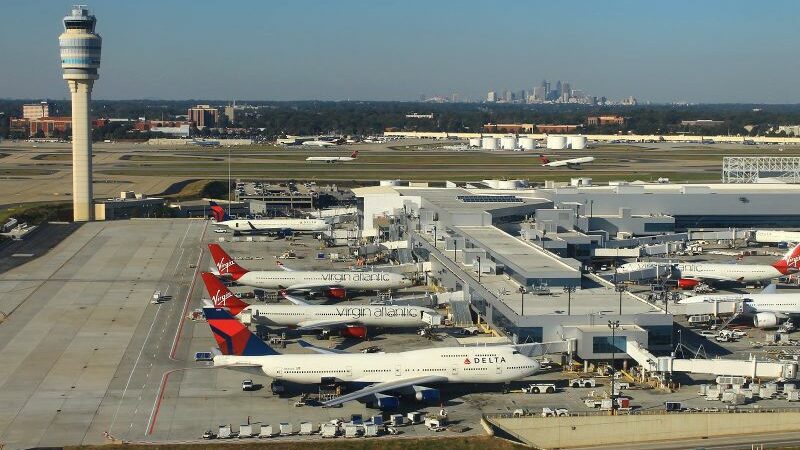 The busiest airport in the world is Atlanta, indeed