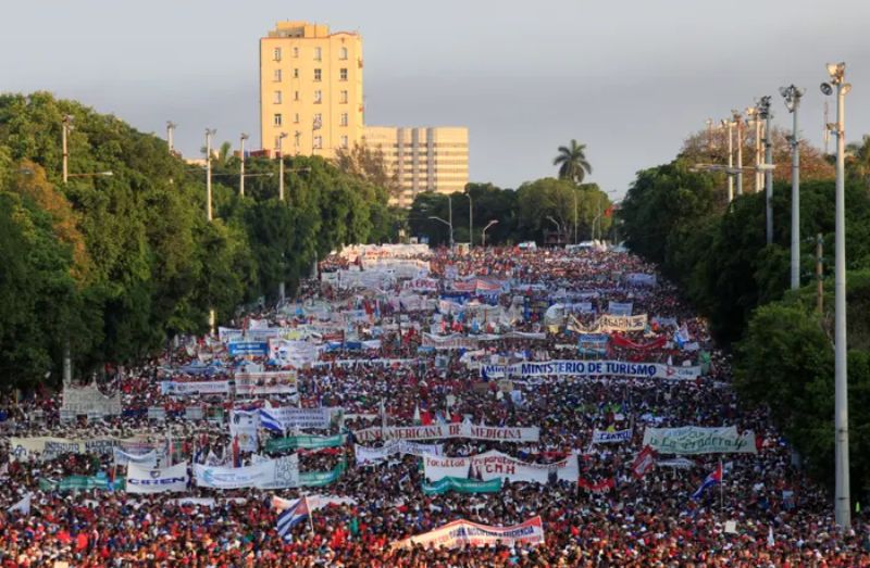 Cuba cancels its May Day parade due to a lack of fuel