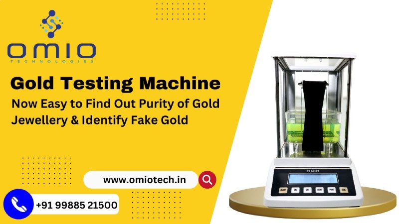Omio Technologies – Manufacturer of Gold Testing Machine