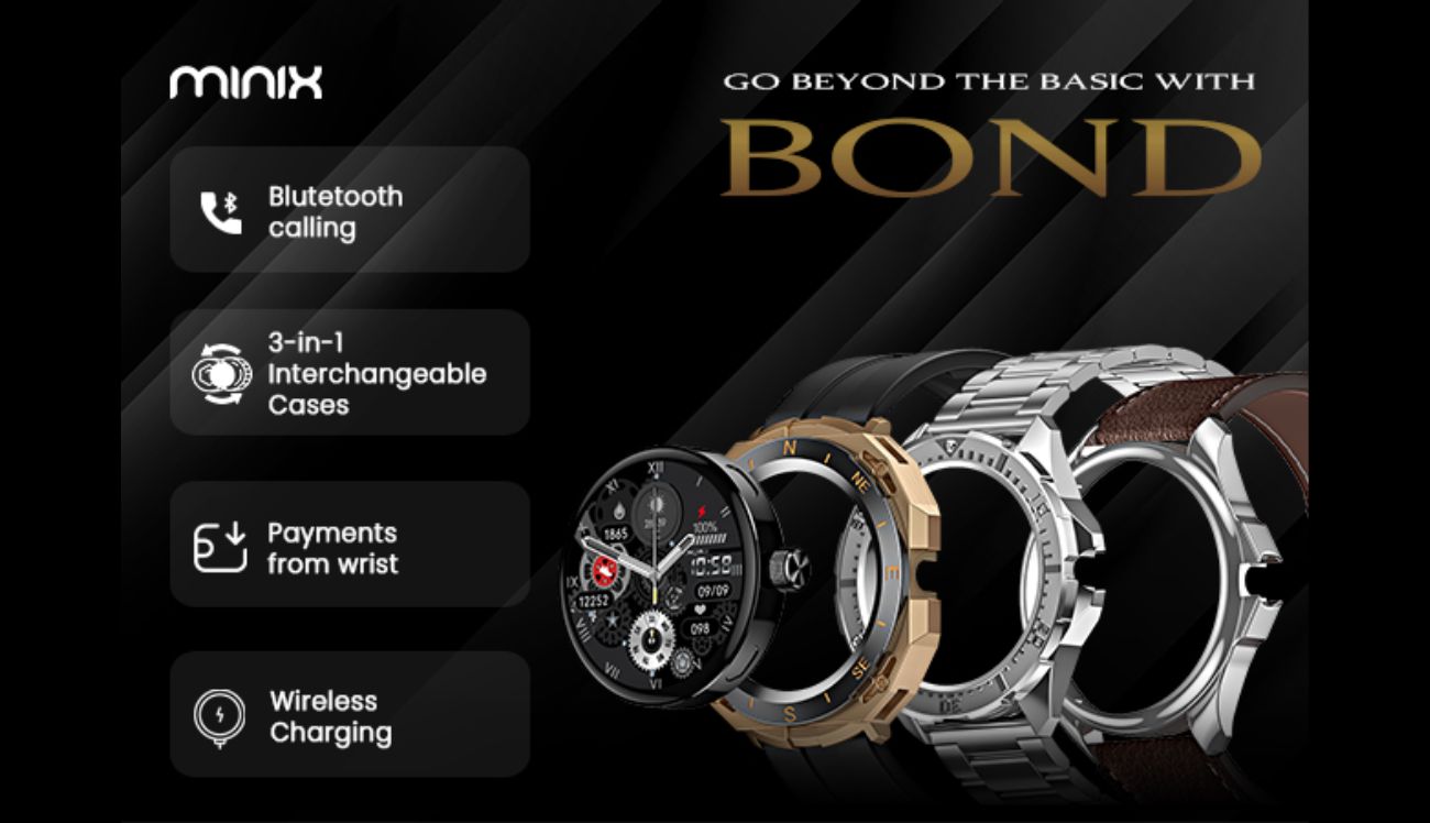 Experience Time Transformed: The Minix Bond Smartwatch Unveils the Future of Wearable Innovation