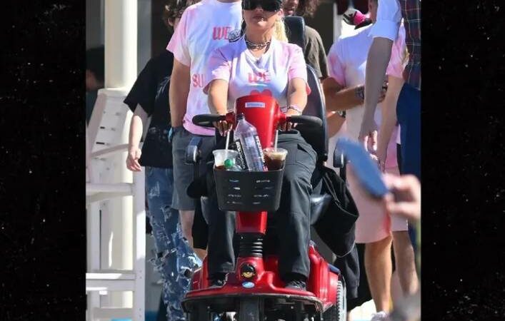 In Cruisin Disney on Wheelchair Christina Aguilera For baby Girl Bday Slam