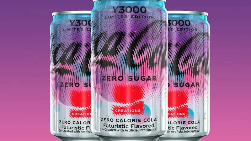 Coca-Cola promoting Y3000 limited-edition flavor Coke and zero Sugar